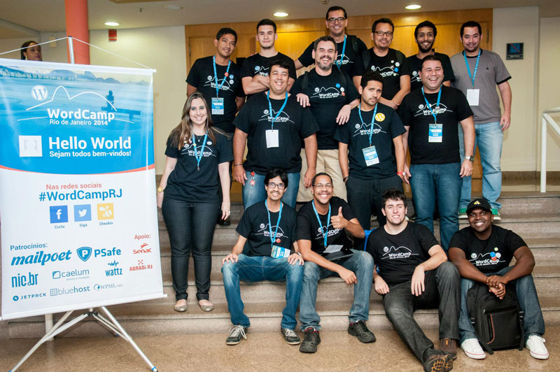 Equipe de gandulas WordCampRJ 2014